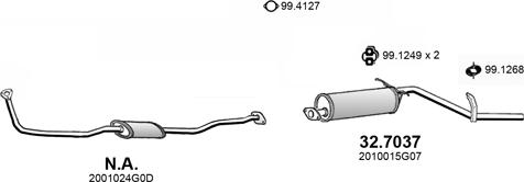ASSO ART4208 - Sistem de esapament allinparts.ro