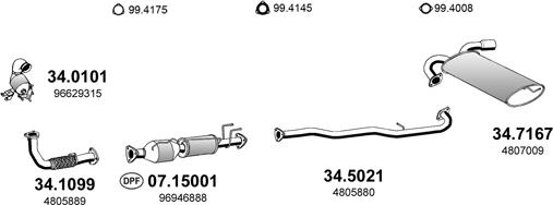 ASSO ART4738 - Sistem de esapament - allinparts.ro