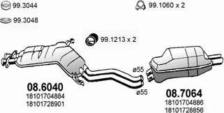 ASSO ART0389 - Sistem de esapament - allinparts.ro