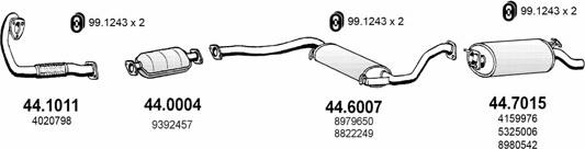 ASSO ART3072 - Sistem de esapament allinparts.ro