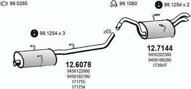 ASSO ART2993 - Sistem de esapament allinparts.ro