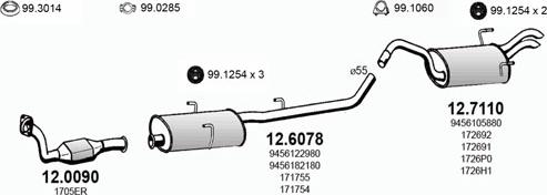 ASSO ART2992 - Sistem de esapament allinparts.ro