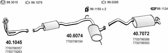 ASSO ART2162 - Sistem de esapament - allinparts.ro