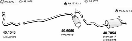 ASSO ART2129 - Sistem de esapament - allinparts.ro