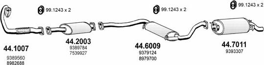 ASSO ART2236 - Sistem de esapament allinparts.ro