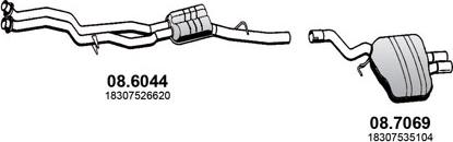 ASSO ART2770 - Sistem de esapament - allinparts.ro