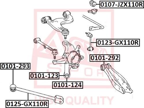 ASVA 0107-JZX110R - Cuzinet, stabilizator - allinparts.ro