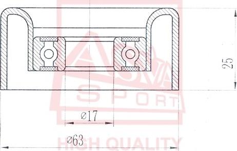 ASVA CHRBP-002 - Intinzator, Curea trapezoidal allinparts.ro