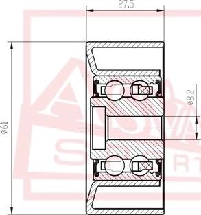 ASVA OPBP-001 - Intinzator, Curea trapezoidal allinparts.ro