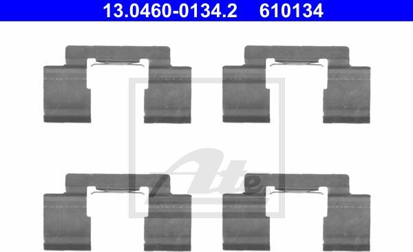 ATE-APAC 13.0460-0134.2 - Set accesorii, placute frana allinparts.ro