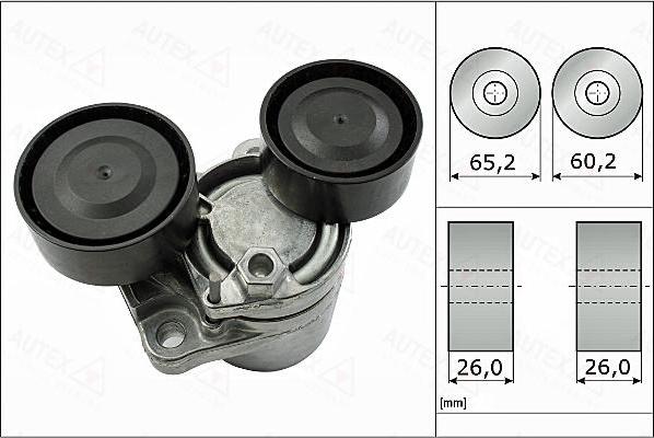 Autex 654986 - Intinzator curea, curea distributie - allinparts.ro