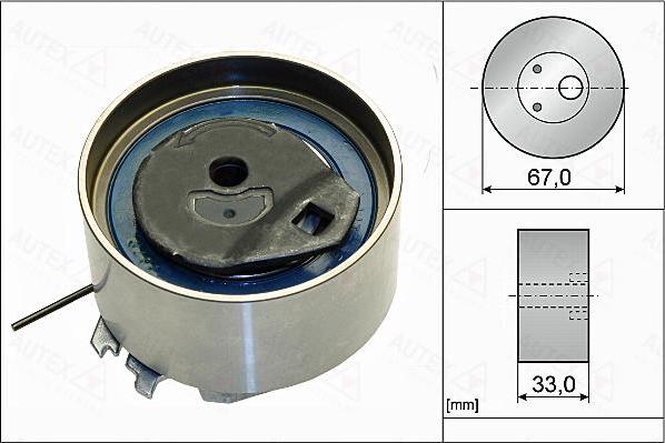 Autex 654854 - Rola intinzator,curea distributie - allinparts.ro