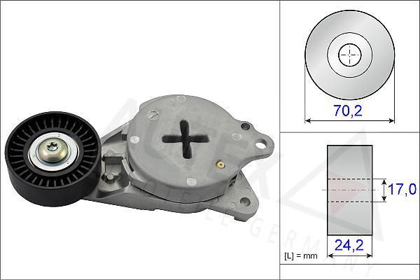 Autex 654808 - Intinzator curea, curea distributie - allinparts.ro