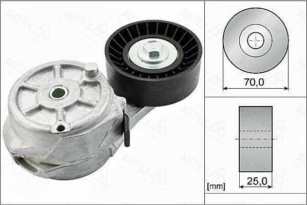 Autex 655098 - Intinzator curea, curea distributie allinparts.ro
