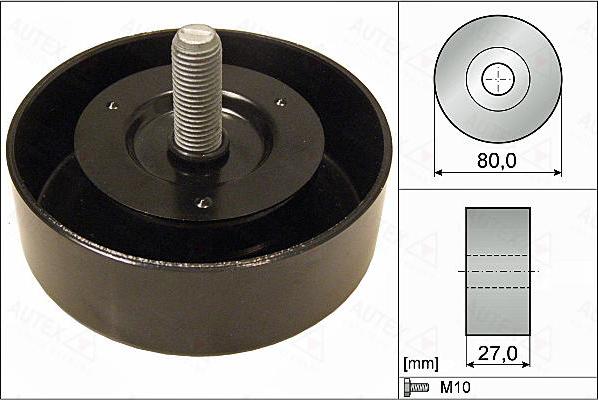 Autex 655084 - Rola ghidare / conducere, curea transmisie - allinparts.ro