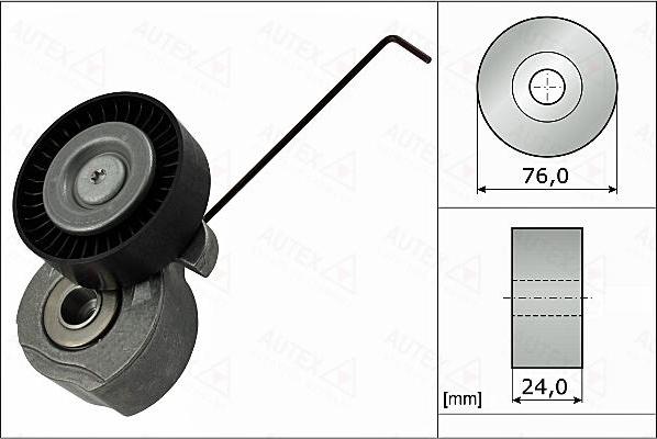 Autex 655070 - Intinzator curea, curea distributie allinparts.ro