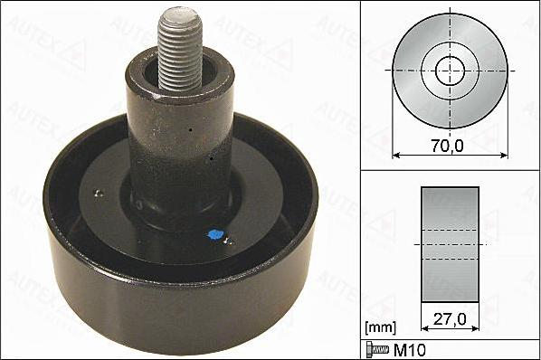 Autex 655156 - Rola ghidare / conducere, curea transmisie - allinparts.ro