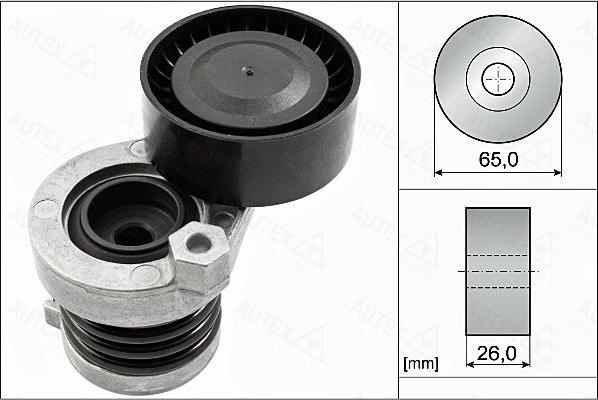 Autex 655100 - Intinzator curea, curea distributie - allinparts.ro