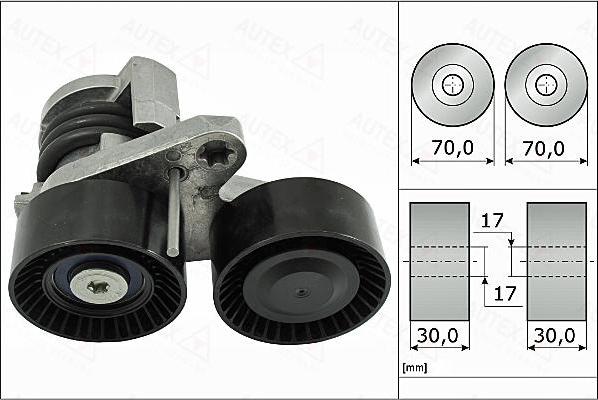 Autex 655134 - Intinzator curea, curea distributie - allinparts.ro