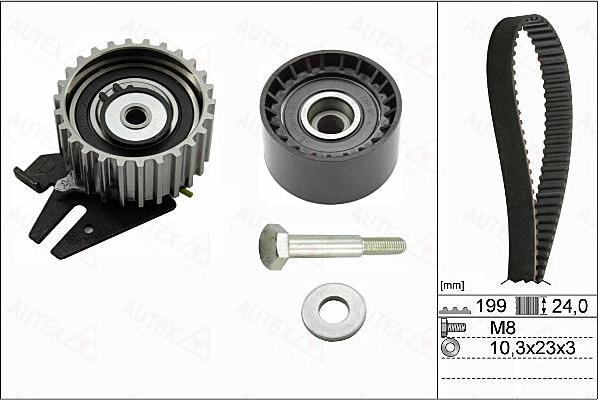 Autex 702824 - Set curea de distributie allinparts.ro