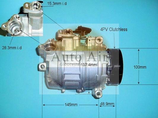 Auto Air Gloucester 14-9650P - Compresor, climatizare - allinparts.ro