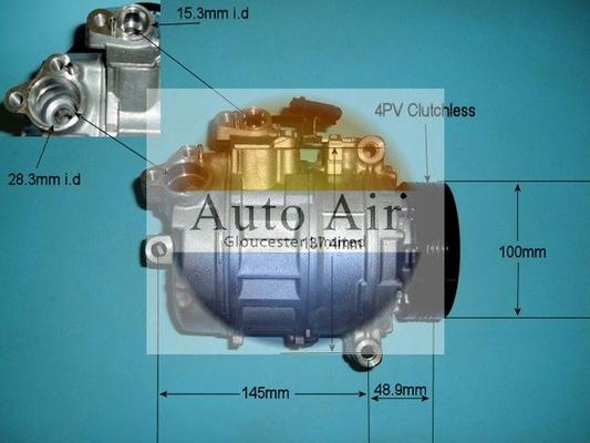 Auto Air Gloucester 14-9650 - Compresor, climatizare - allinparts.ro