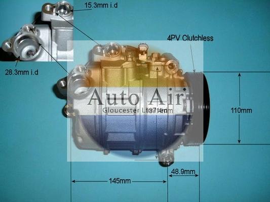 Auto Air Gloucester 14-9653 - Compresor, climatizare - allinparts.ro
