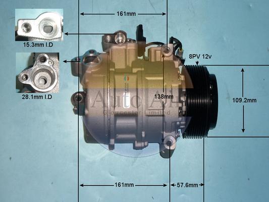 Auto Air Gloucester 14-9755P - Compresor, climatizare - allinparts.ro