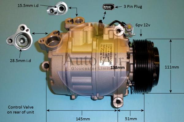 Auto Air Gloucester 14-9756P - Compresor, climatizare - allinparts.ro