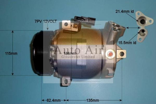 Auto Air Gloucester 14-9731P - Compresor, climatizare allinparts.ro