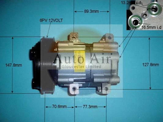 Auto Air Gloucester 14-4442 - Compresor, climatizare allinparts.ro