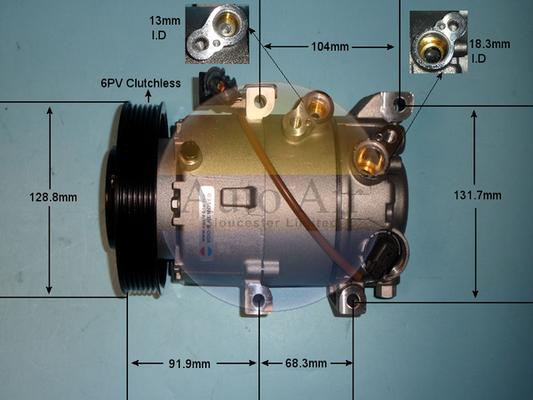 Auto Air Gloucester 14-0415P - Compresor, climatizare - allinparts.ro