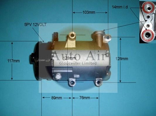 Auto Air Gloucester 14-0082P - Compresor, climatizare allinparts.ro
