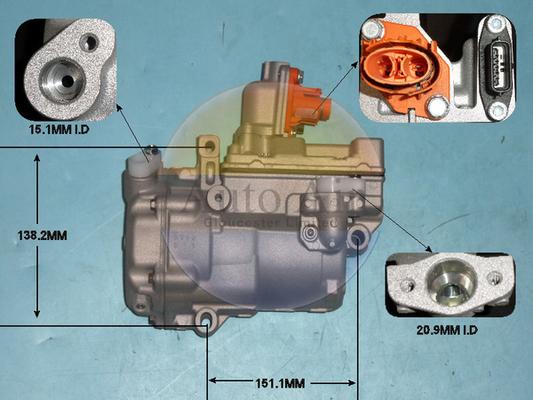 Auto Air Gloucester 14-0881P - Compresor, climatizare - allinparts.ro