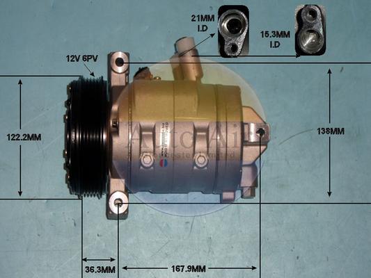 Auto Air Gloucester 14-0820P - Compresor, climatizare - allinparts.ro