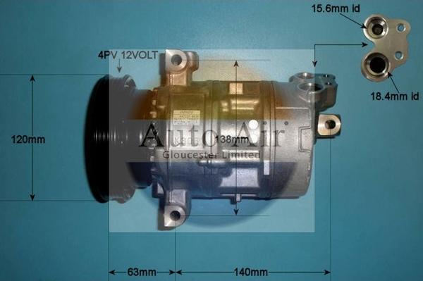 Auto Air Gloucester 14-0760 - Compresor, climatizare - allinparts.ro
