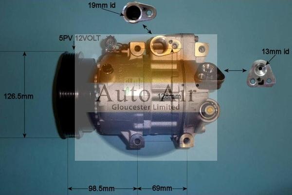 Auto Air Gloucester 14-1459 - Compresor, climatizare allinparts.ro