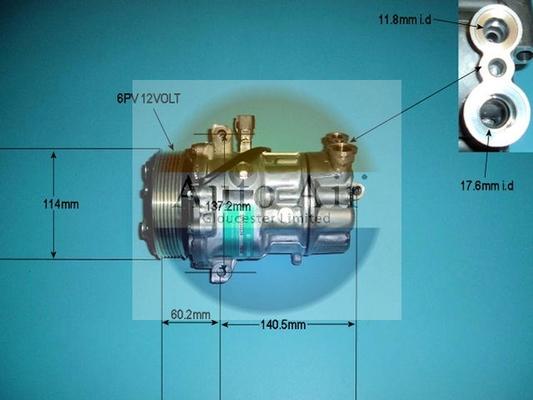 Auto Air Gloucester 14-1466 - Compresor, climatizare - allinparts.ro