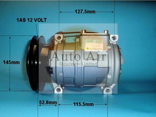 Auto Air Gloucester 14-1001 - Compresor, climatizare allinparts.ro