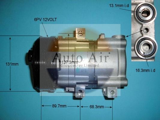 Auto Air Gloucester 14-8145 - Compresor, climatizare - allinparts.ro