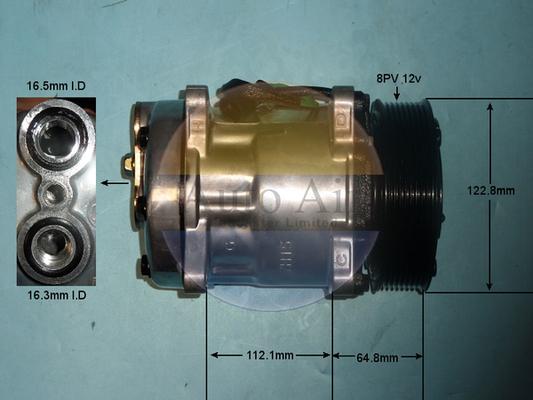 Auto Air Gloucester 14-8120P - Compresor, climatizare allinparts.ro