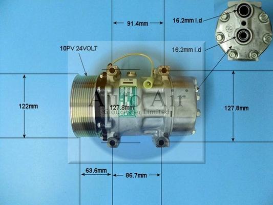 Auto Air Gloucester 14-8216 - Compresor, climatizare allinparts.ro
