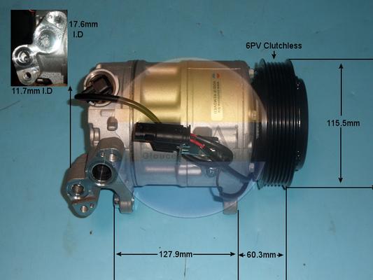 Auto Air Gloucester 14-8725P - Compresor, climatizare - allinparts.ro