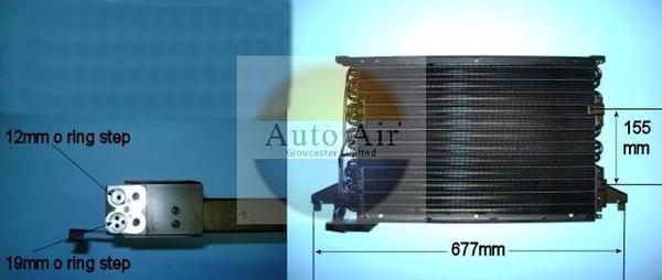 Auto Air Gloucester 16-9680 - Condensator, climatizare - allinparts.ro