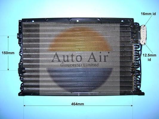 Auto Air Gloucester 16-9744 - Condensator, climatizare - allinparts.ro