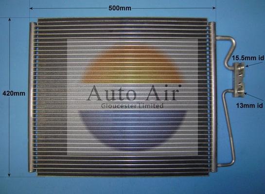 Auto Air Gloucester 16-6595 - Condensator, climatizare - allinparts.ro