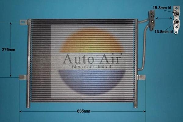 Auto Air Gloucester 16-6101 - Condensator, climatizare - allinparts.ro