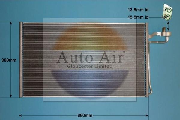 Auto Air Gloucester 16-0015 - Condensator, climatizare allinparts.ro