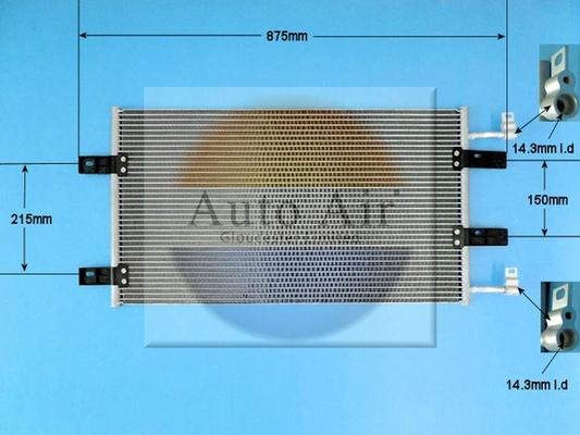 Auto Air Gloucester 16-1380 - Condensator, climatizare - allinparts.ro