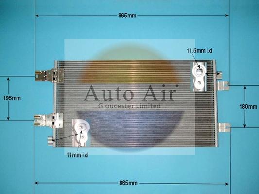 Auto Air Gloucester 16-1383 - Condensator, climatizare allinparts.ro